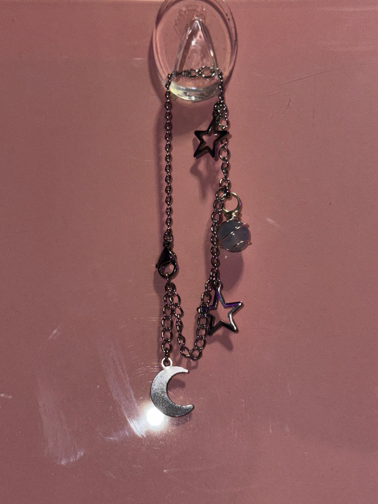 Charm Wanderer Bracelet - Blue Morganite