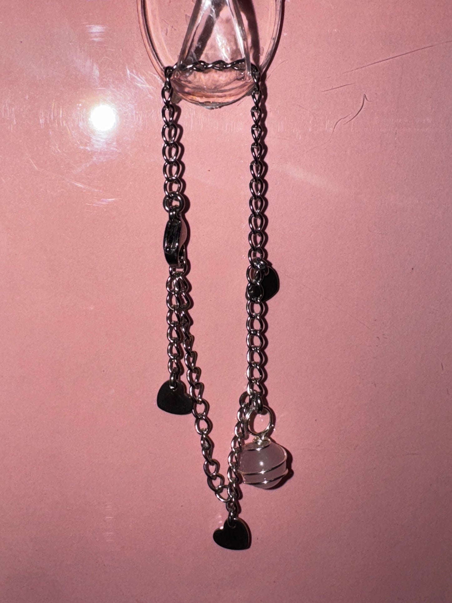 Charm Wanderer Bracelet - Pink Morganite