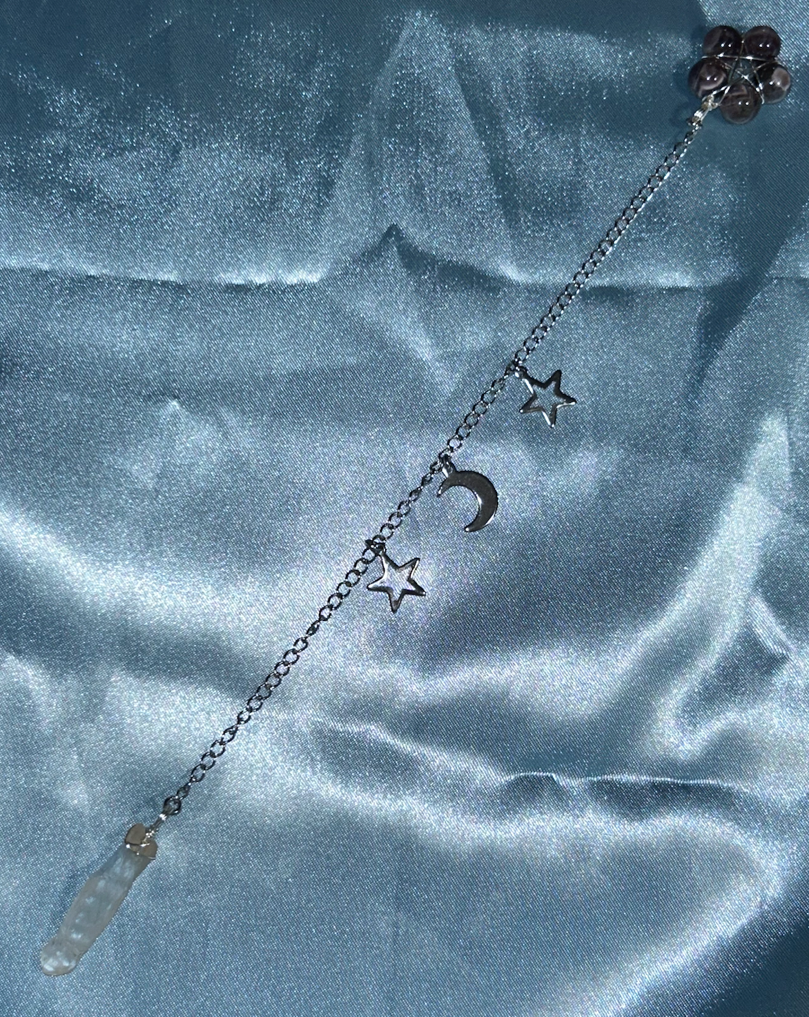 Amethyst Pentagram Pendulum